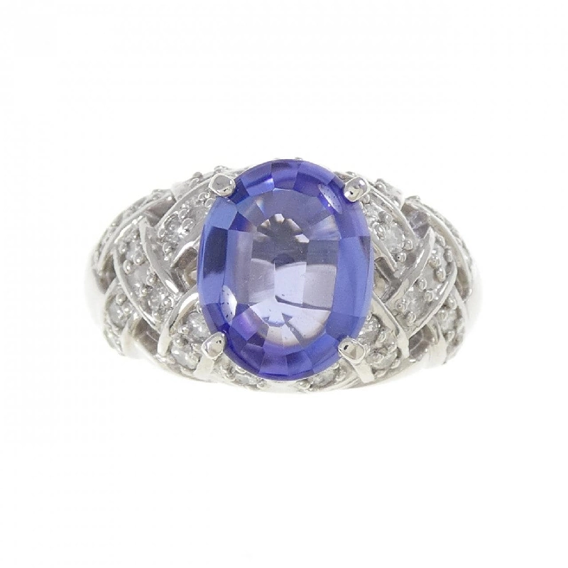 Nhẫn Tanzanite PT900 3.82CT - Hàng hiệu Authentic 853368