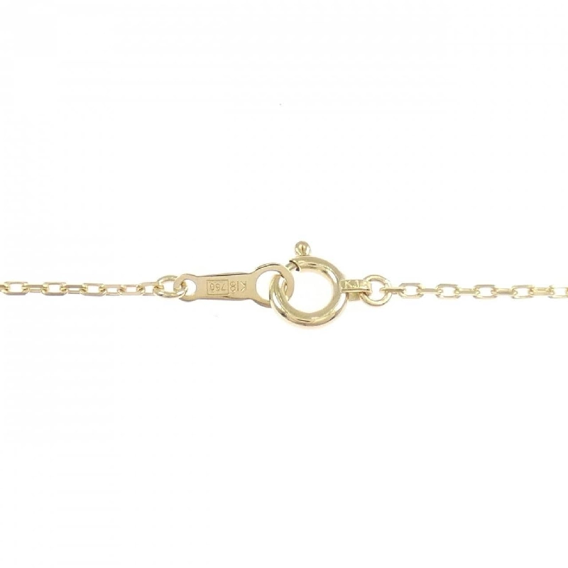 K18YG Dây chuyền kim cương hình trái tim - Hàng hiệu Chính hãng 861333