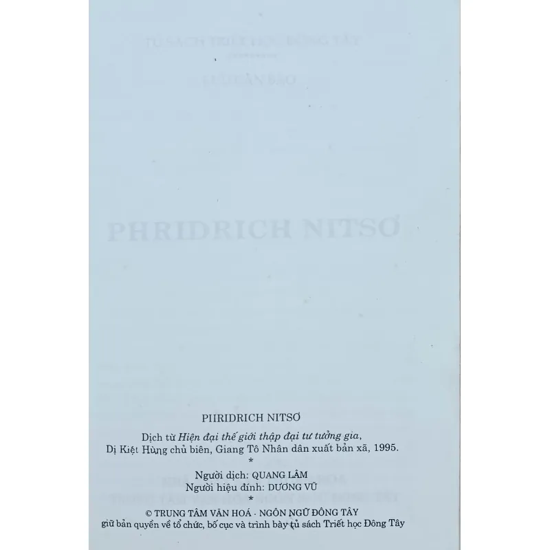 Friedrich Nietzsche (Lưu Căn Báo) 751496