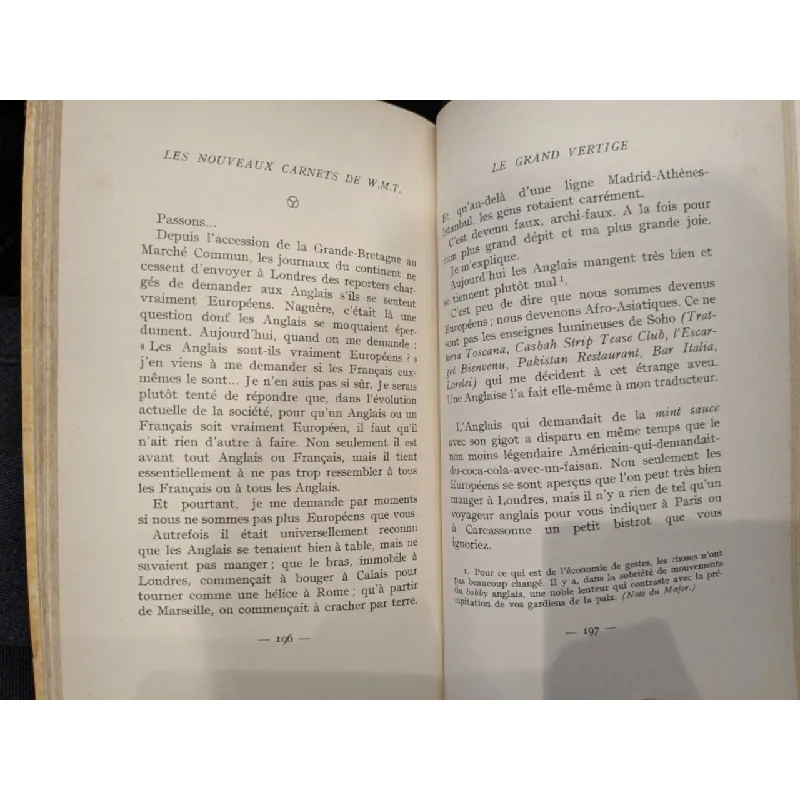 Les nouveaux carnets du major Thompson - Daninos 693305