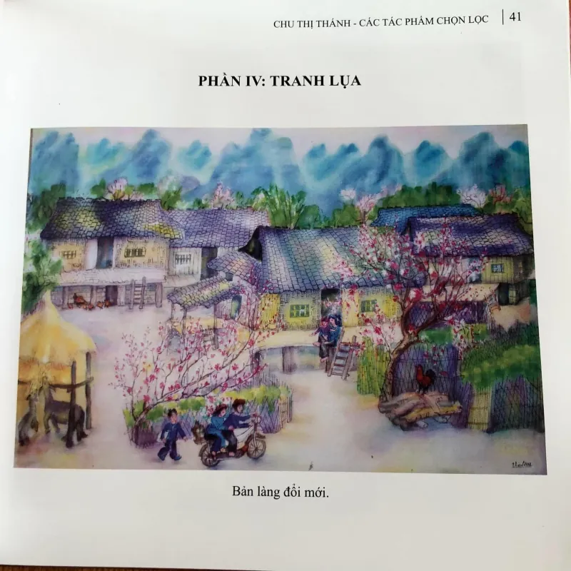 Họa sĩ Chu Thị Thánh: Các tác phẩm chọn lọc – Chu Thị Thánh - nữ họa sĩ dân tộc Nùng 761354