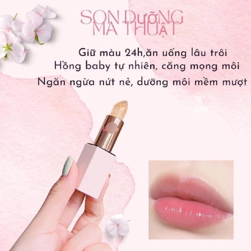 Son Dưỡng Bóng Có Màu Natinda Magic Tattoo Gold Lipstick 16672