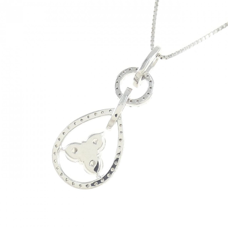 K18WG Dây chuyền kim cương 0.379CT - Hàng hiệu Chính hãng 858642