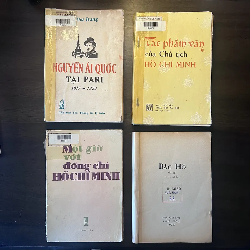 Combo 4 cuốn sách về Bác Hồ (sưu tầm) 625039