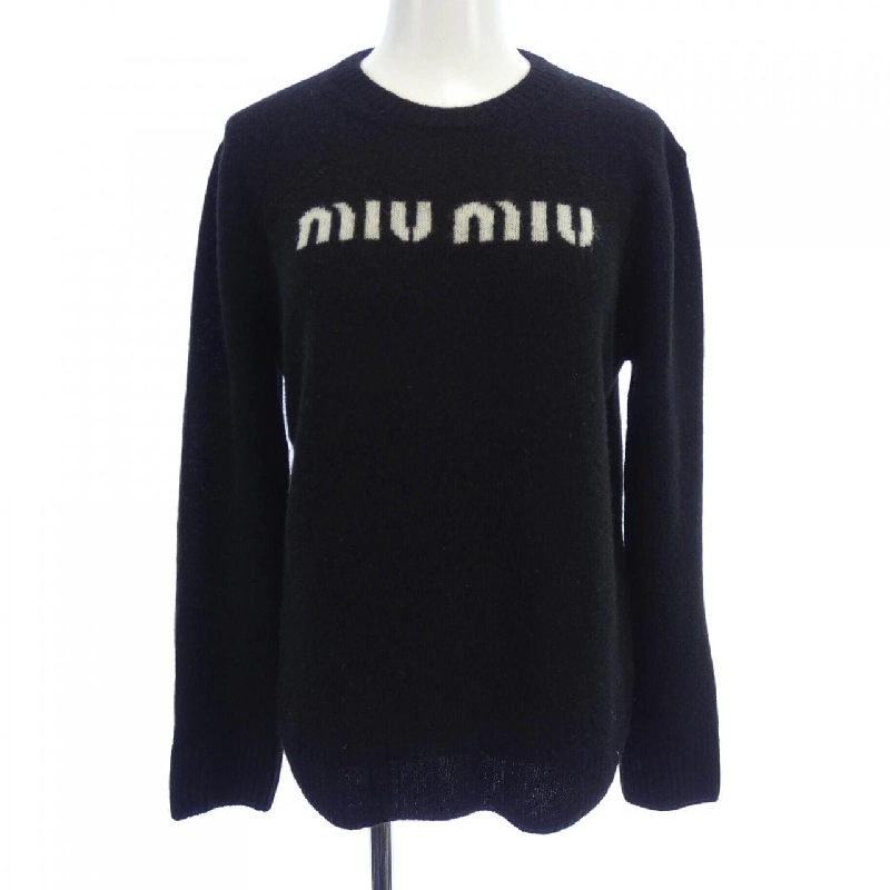 MIU MIU MIU MIU Logo MML808 S232 13K1 Áo len - Hàng hiệu Chính hãng 810591