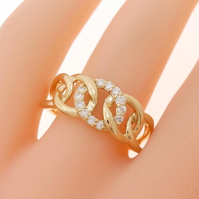 Nhẫn kim cương K18YG 0.16CT - Hàng hiệu Authentic 848411