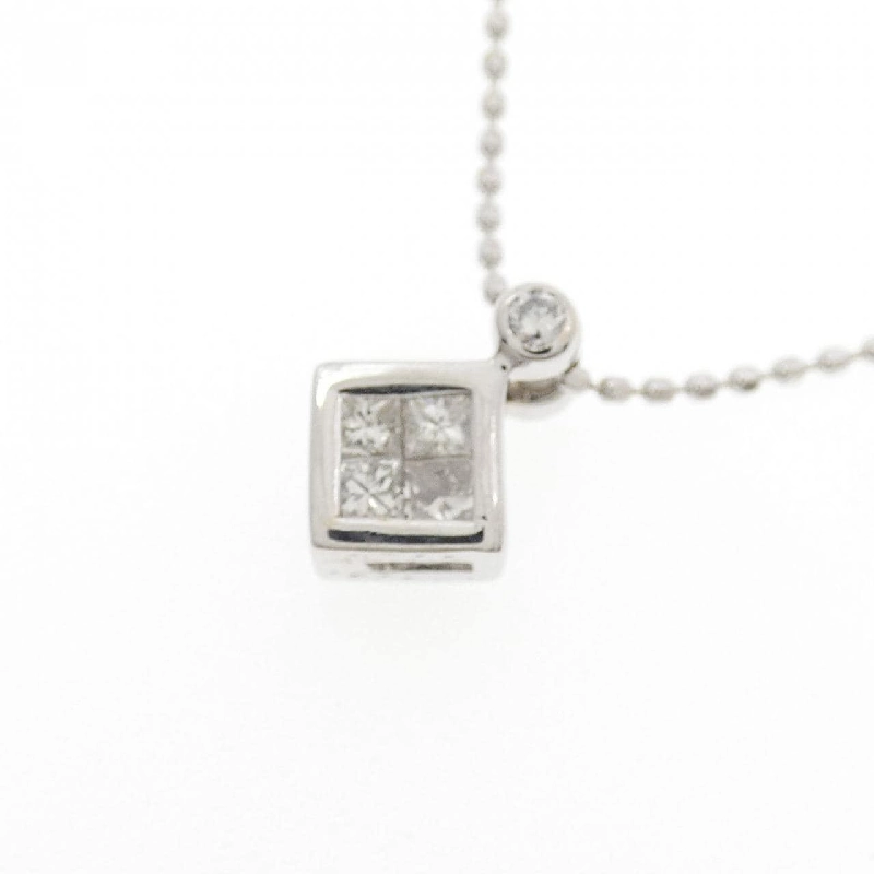 K18WG Sapphire Necklace 0.20CT - Hàng hiệu Authentic 857707