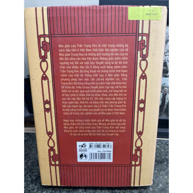 Nho giáo Trần Trọng Kim bìa cứng 751957