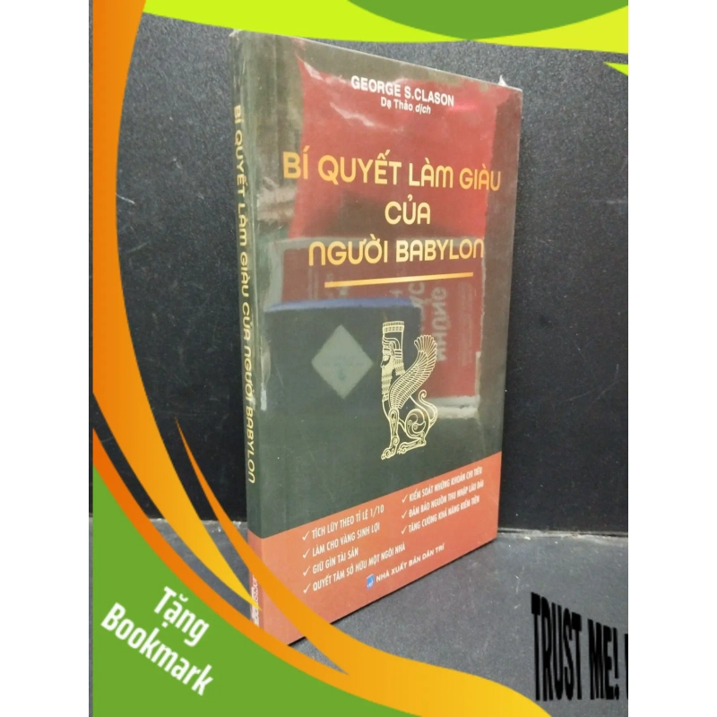 (TẶNG BOOKMARK) Bí quyết làm giàu của người babylon George S.Clason mới 100% RBK0904 làm giàu 939609