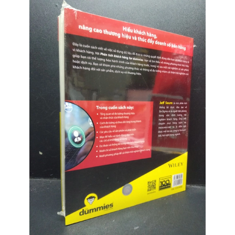 Phân Tích Khách Hàng For Dummies Jeff Sauro mới 100% HCM1903 Kỹ Năng 913847