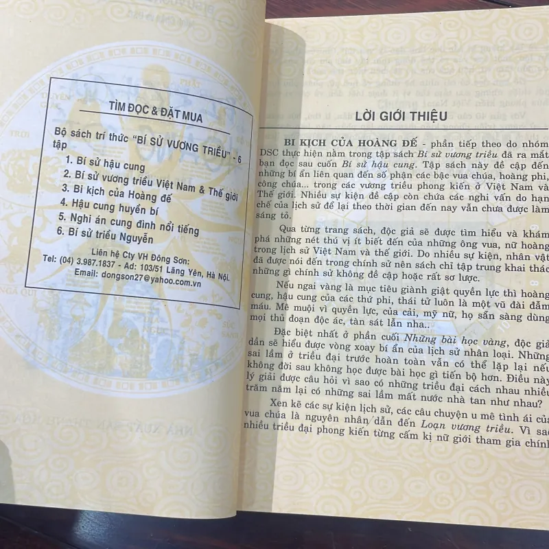 Bi kịch của hoàng đế - tập chuyện lịch sử - bí sử vương triều 2012  1026956