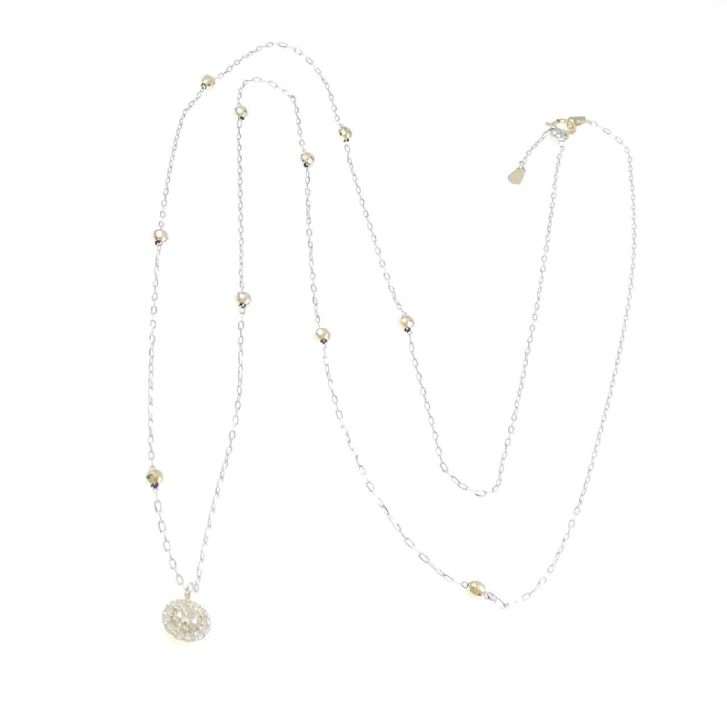 Dây chuyền kim cương K18YG/K18WG 0.250CT - Hàng hiệu Chính hãng 848908