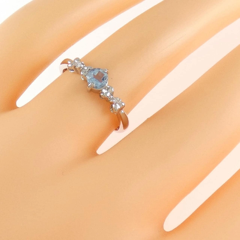 Nhẫn aquamarine PT900 668639