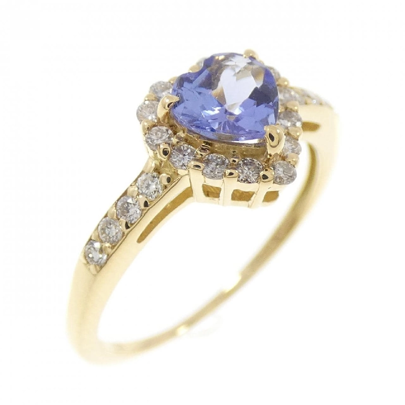 Nhẫn Tanzanite K18YG hình trái tim 0.50CT 669812