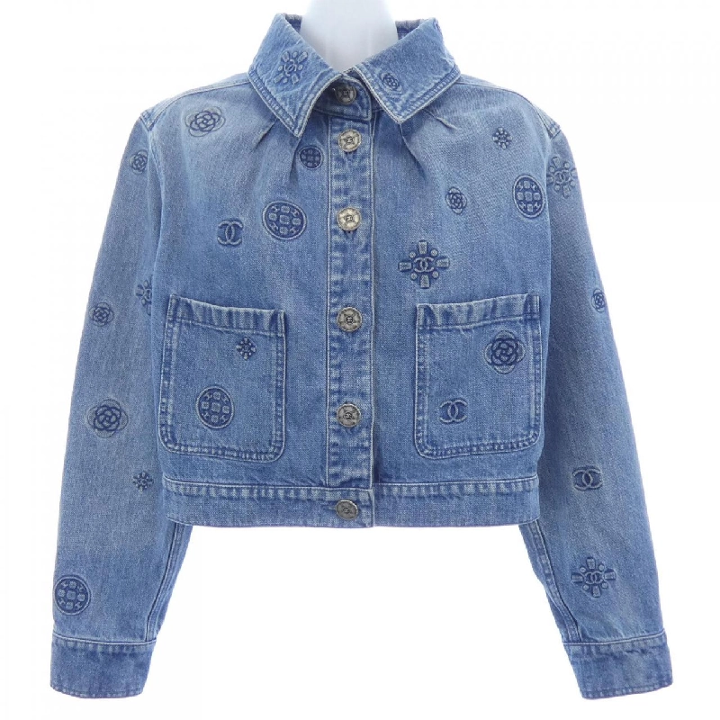 CHANEL P70204V61786 21P Áo khoác denim - Hàng hiệu Authentic 815247