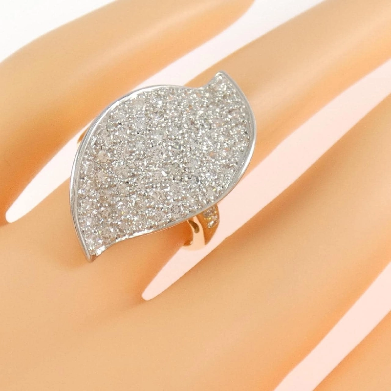 Nhẫn kim cương Pavé K18YG/K18WG 1.55CT - Hàng hiệu Chính hãng 851123