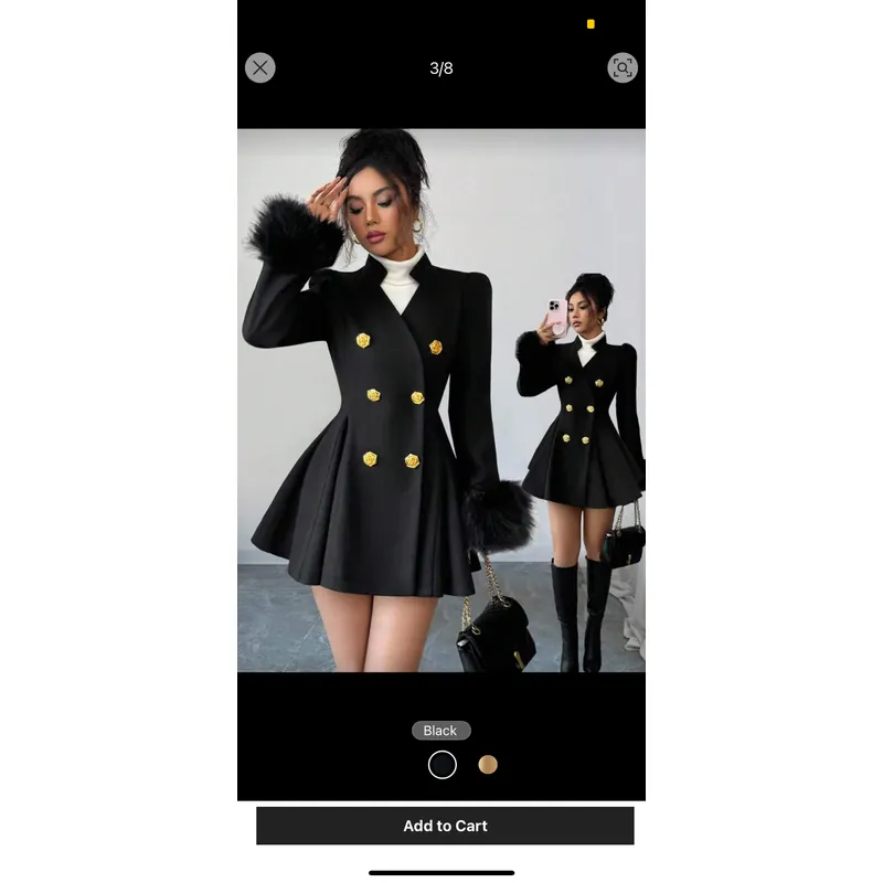 Áo khoác nữ thanh lịch sang trọng 714303