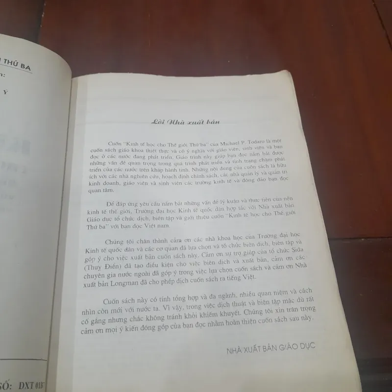 Michael P. Todaro - KINH TẾ HỌC cho thế giới thứ ba 722466