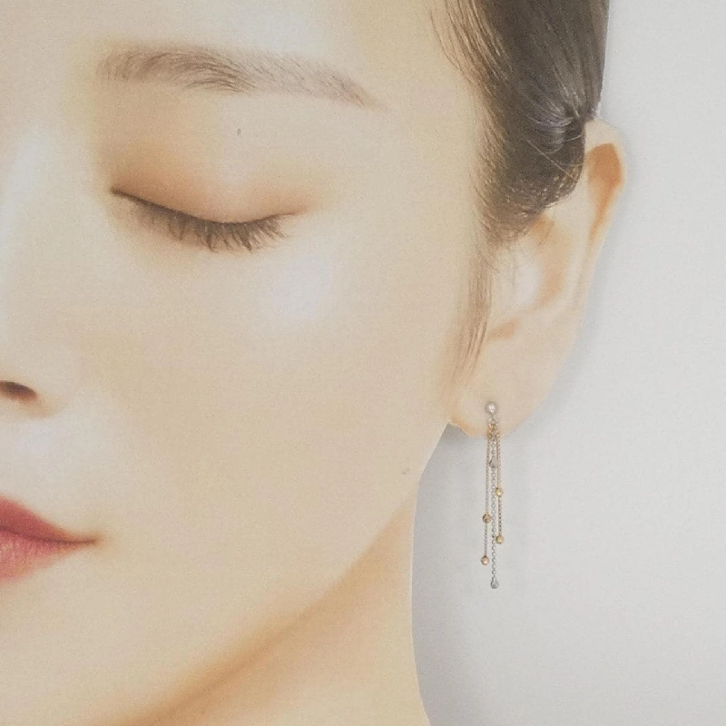 K18 Ba màu Bông tai - Hàng hiệu Chính hãng 873597