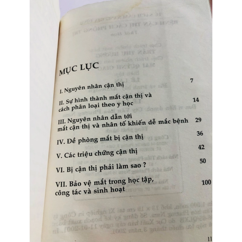 CẬN THỊ THỊ CÁCH PHÒNG TRỊ ( sách dịch nước ngoài) - 113 trang, NXB: 2001 357711