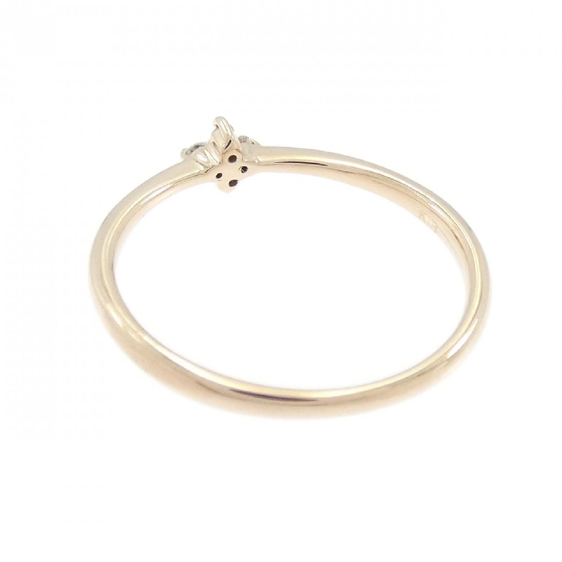 Nhẫn kim cương hoa K18PG 0.04CT 668111