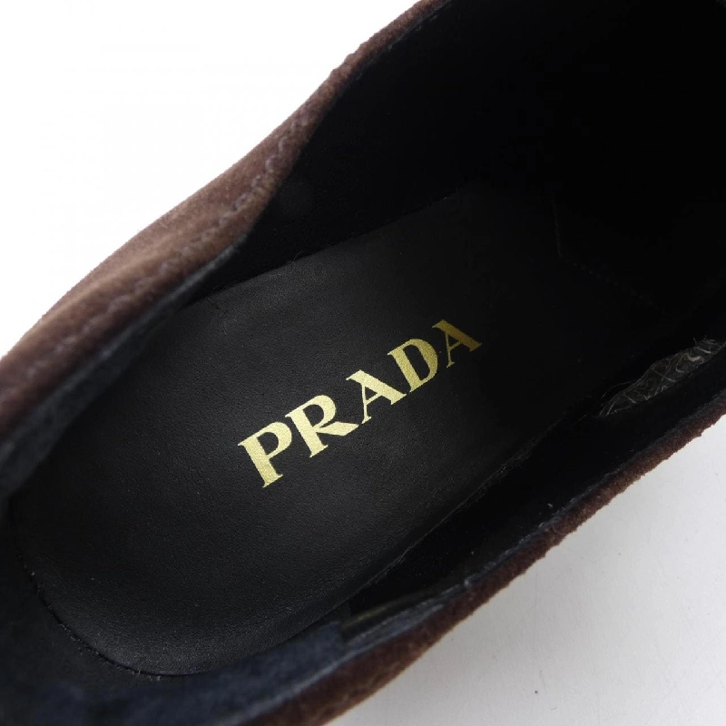 Giày lười da lộn PRADA với logo tam giác 1D329N - Hàng hiệu Authentic 829487