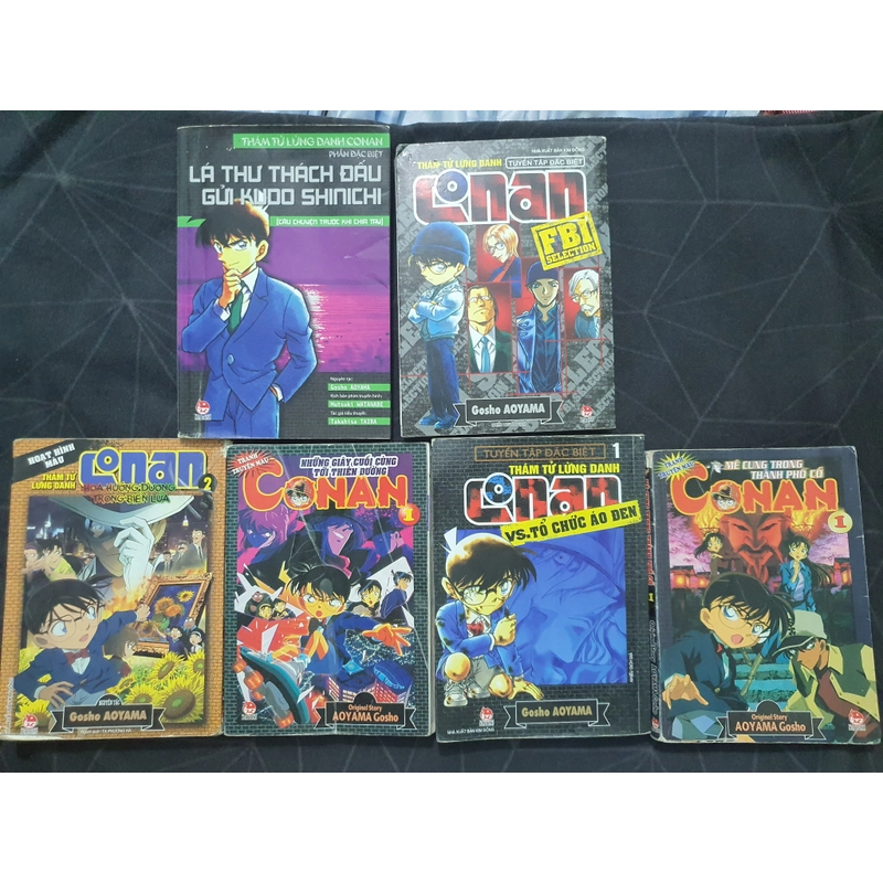 Combo 6 cuốn truyện Conan 518311