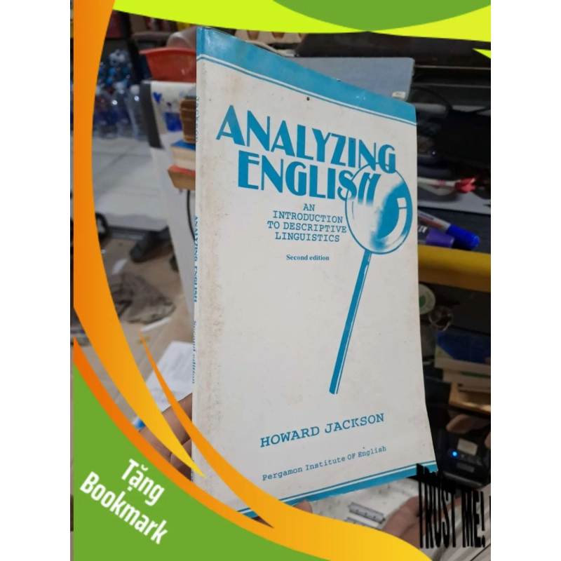 (TẶNG BOOKMARK) Analyzing English (An Introduction To Descriptive Linguistics - Second Edition) - Howard Jackson - mới 80% - HỌC NGOẠI NGỮ - RBK3012 938800