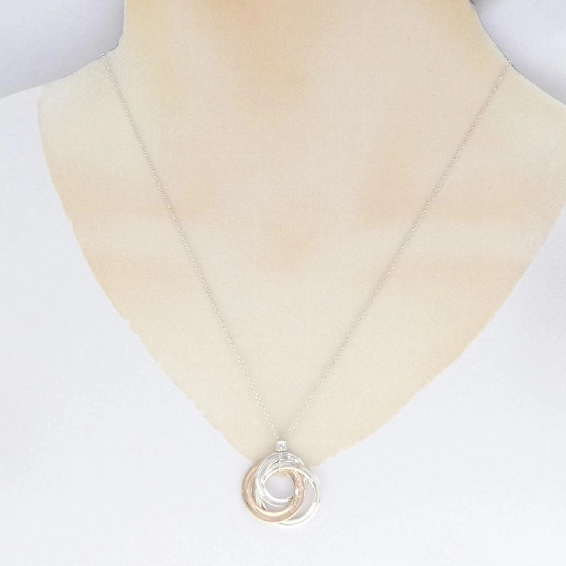 Tiffany 1837 Vòng cổ hình tròn đan xen - Hàng hiệu Chính hãng 844274