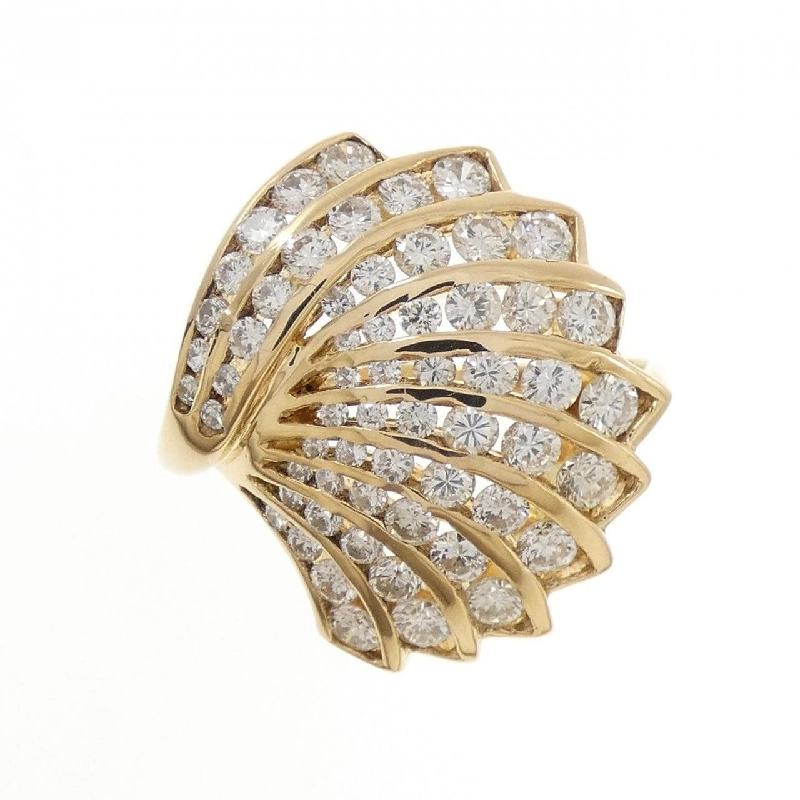 Nhẫn kim cương K18YG 1.07CT 670357