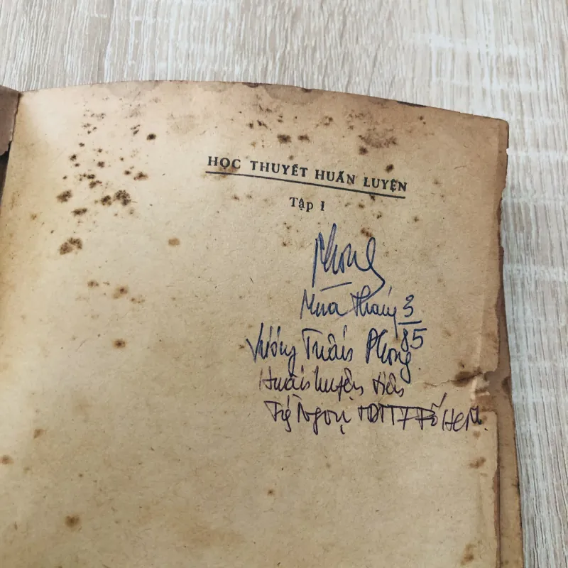 HỌC THUYẾT HUẤN LUYỆN  1042355