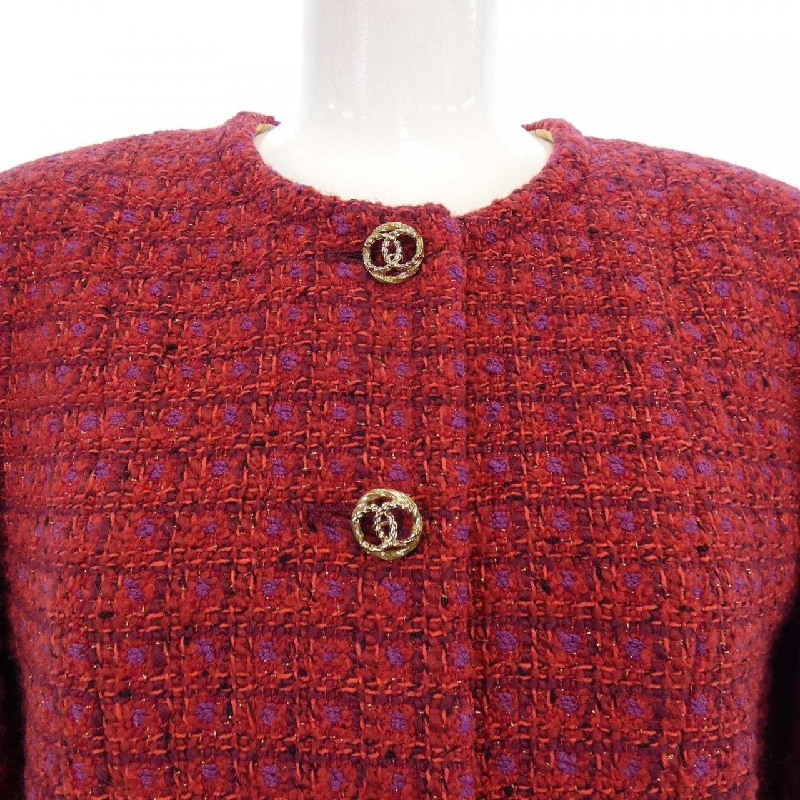 Jacket không cổ CHANEL LOOK7 P75484V60450 23B 632228