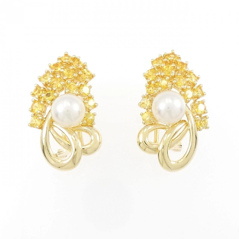 K18YG Bông tai ngọc trai Akoya 6.8mm - Hàng hiệu Chính hãng 874384