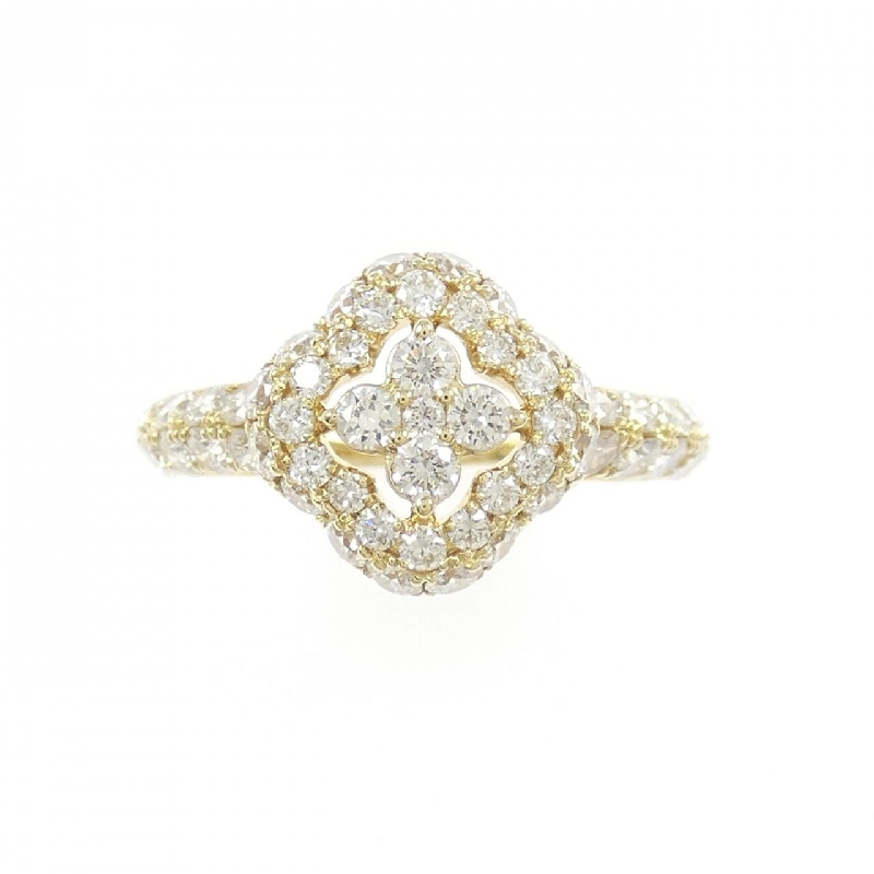 Nhẫn kim cương hoa K18YG 2.00CT - Hàng hiệu chính hãng 847437