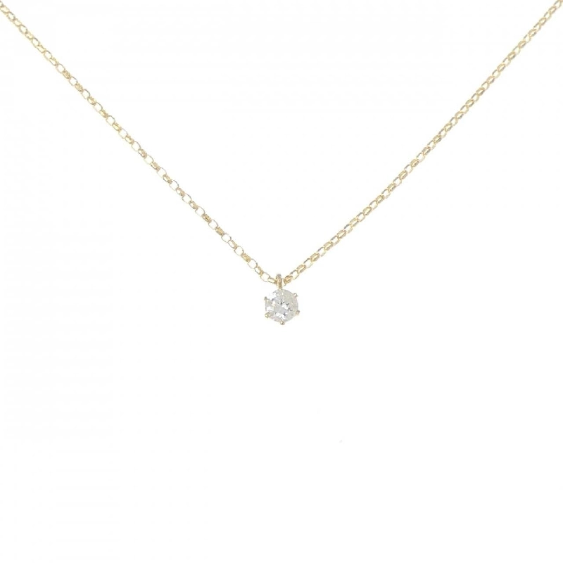 K18YG Dây chuyền kim cương 0.10CT - Hàng hiệu Chính hãng 860396