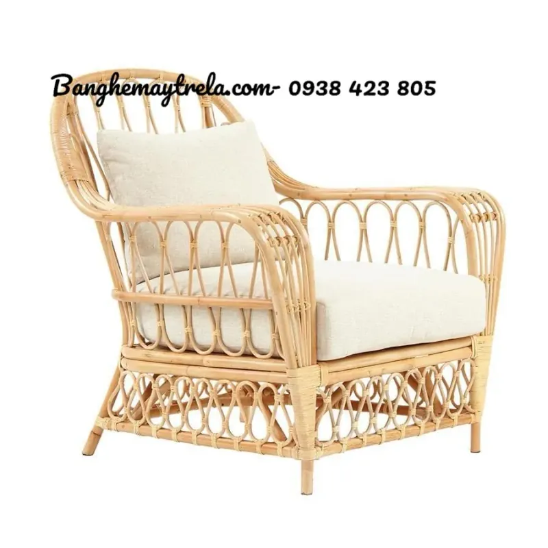 Ghế bành mây tre đan tự nhiên 712344