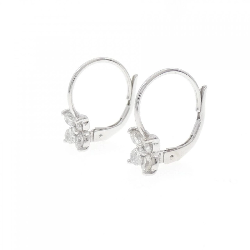 K18WG Bông tai Kim cương Hoa 0.60CT - Hàng hiệu Chính hãng 865478