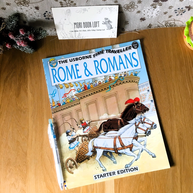 Sách tranh Rome and Romans (The Usborne Time Traveller), Used 442991