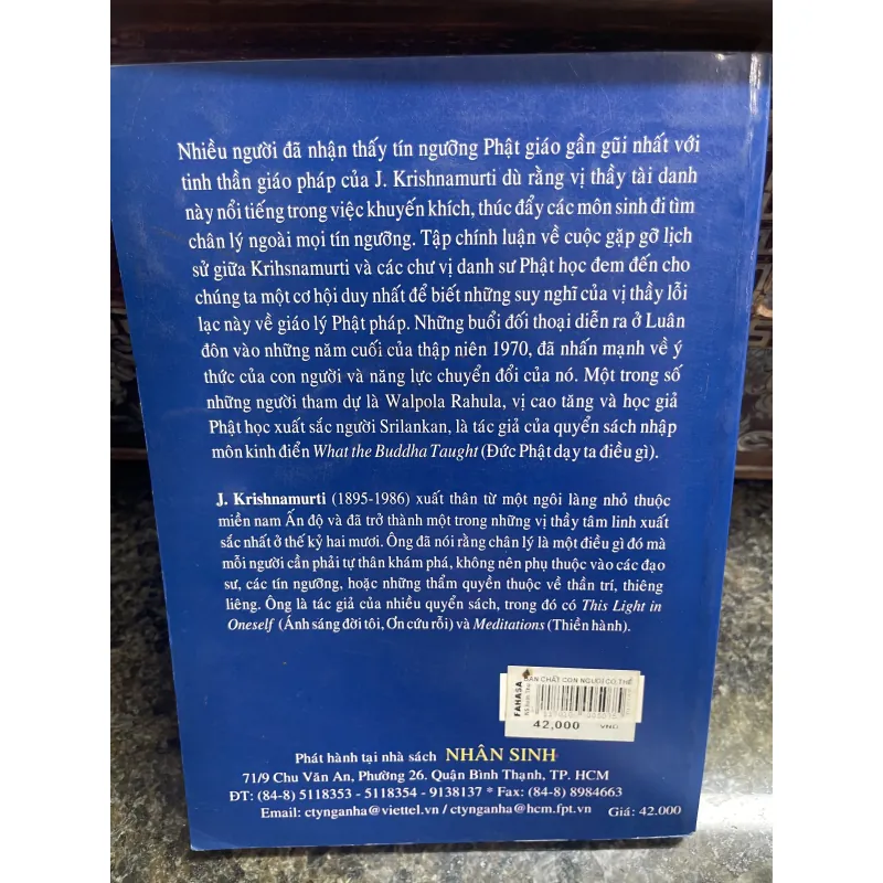 Bản chất con người có thể thay đổi? J. Krishnamurti 784243