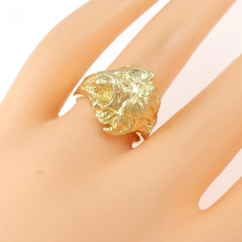 Nhẫn Sư Tử K18YG 671507