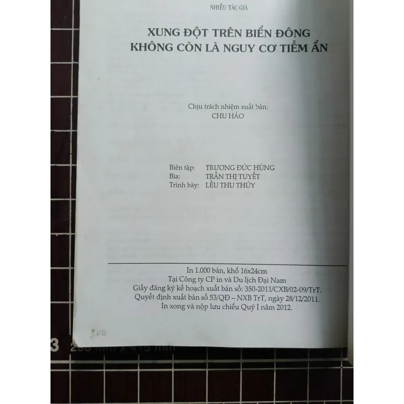 Xung đột trên biển Đông không còn là nguy cơ tiềm ẩn - Nhiều tác giả 731143