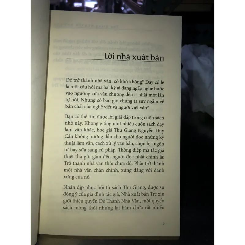 Để thành nhà văn - Thu Giang Nguyễn Duy Cần  753398