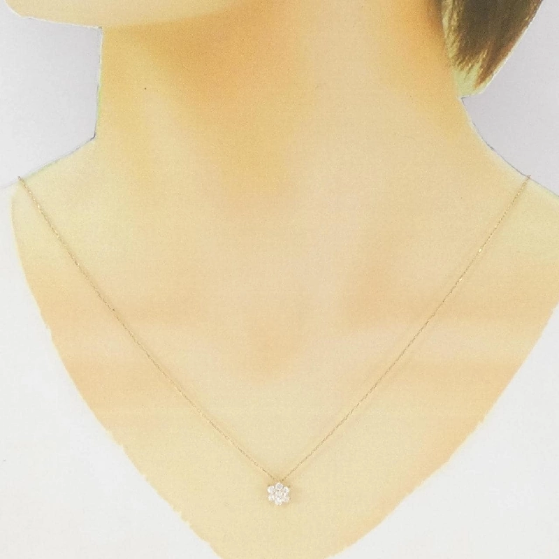 Dây chuyền kim cương K18YG 0.30CT - Hàng hiệu Authentic 864638