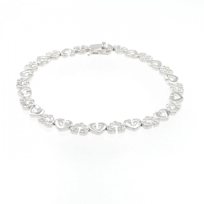 K18WG Vòng tay kim cương 0.88CT - Hàng hiệu Chính hãng 873833