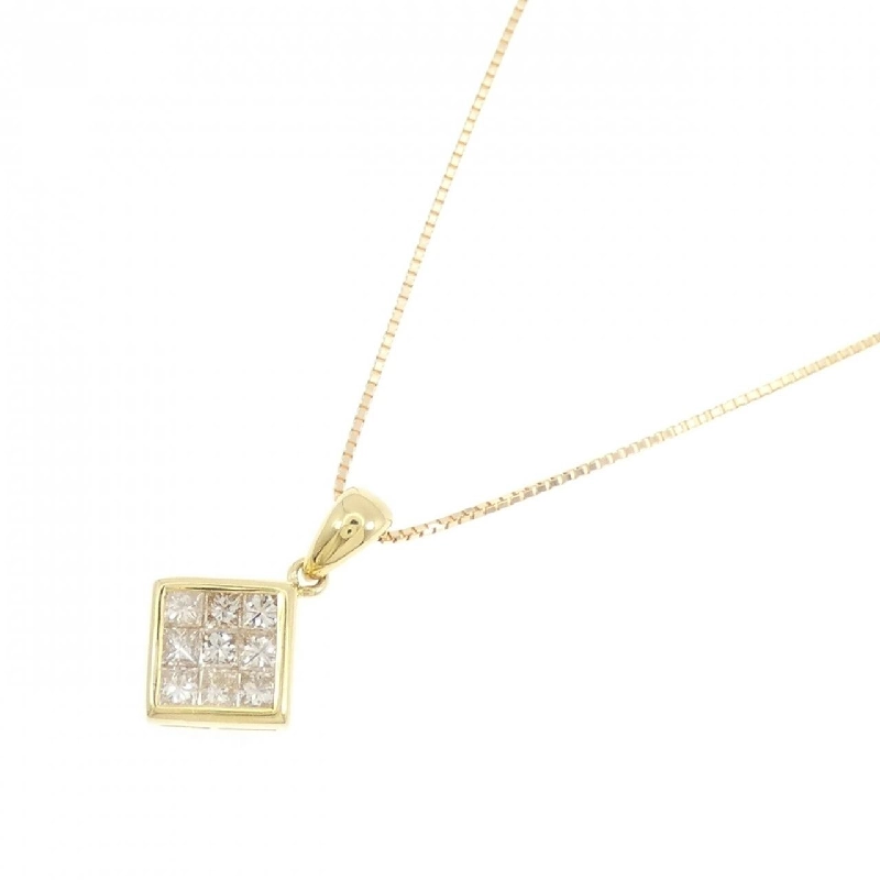 K18YG Dây chuyền kim cương 0.50CT - Hàng hiệu Chính hãng 863959