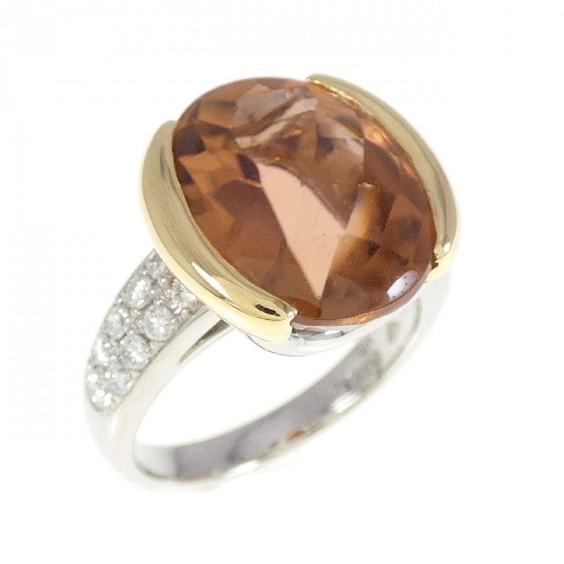 Nhẫn tourmaline PT900/K18YG 7.56CT 672594