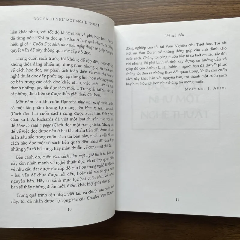 Đọc sách như một nghệ thuật - Mortimer J. Adler 968758