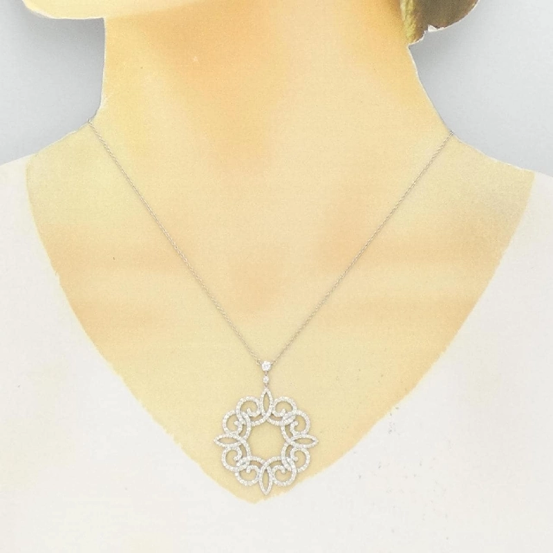 Tiffany Scroll Necklace - Hàng hiệu Authentic 843090