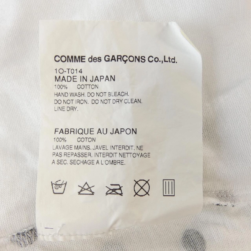 BLACK COMME des GARCONS 1O-T014 T-shirt - Hàng hiệu Chính hãng 773576