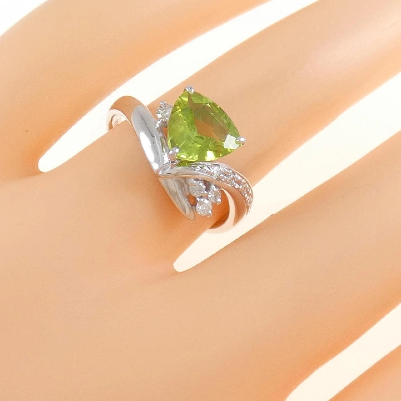 Nhẫn Peridot K18WG 1.39CT - Hàng hiệu Chính hãng 855788